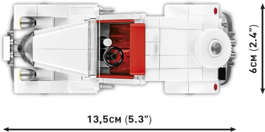 Konstruktorius Cobi Citroen Traction 7C, 215 d. kaina ir informacija | Konstruktoriai ir kaladėlės | pigu.lt