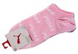 Puma kojinės unisex, rožinės/pilkos, 2 poros kaina ir informacija | Vyriškos kojinės | pigu.lt