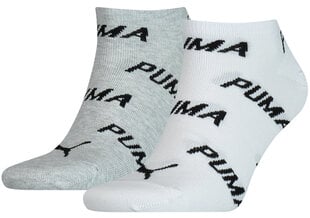 Puma kojinės unisex, pilkos/baltos kaina ir informacija | Vyriškos kojinės | pigu.lt