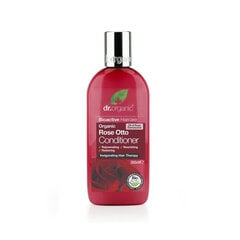 Plaukų kondicionierius Dr. Organic Rose Otto, 265 ml kaina ir informacija | Dr. Organic Plaukų priežiūrai | pigu.lt