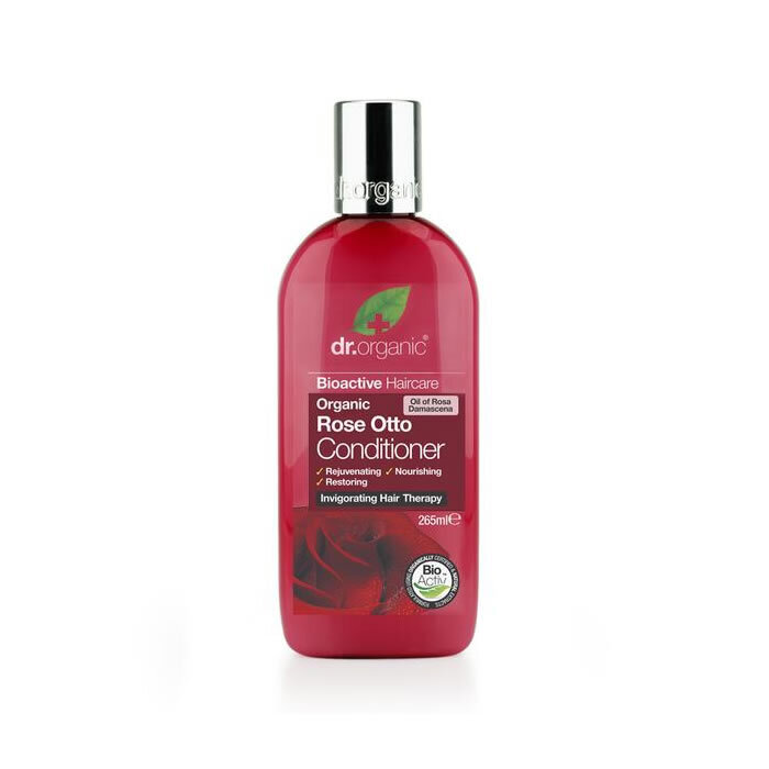 Plaukų kondicionierius Dr. Organic Rose Otto, 265 ml цена и информация | Balzamai, kondicionieriai | pigu.lt