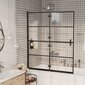 Sulankstoma dušo pertvara, 120x140 cm цена и информация | Dušo durys ir sienelės | pigu.lt