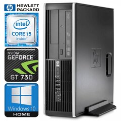 HP 8100 Elite SFF i5-650 16GB 1TB GT730 4GB DVD WIN10 kaina ir informacija | Stacionarūs kompiuteriai | pigu.lt