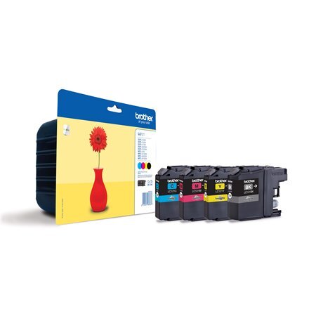 Brother LC121VALBPDR Value Ink Cartridge pack - black, yellow, cyan, magenta цена и информация | Kasetės lazeriniams spausdintuvams | pigu.lt