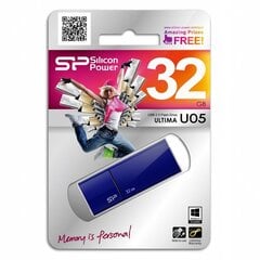 Silicon Power Ultima 32GB USB 2.0 kaina ir informacija | USB laikmenos | pigu.lt