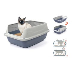 Kačių kraiko dėžutė Georplast Sonic, 56 x 40 x 24 cm kaina ir informacija | Kačių tualetai | pigu.lt