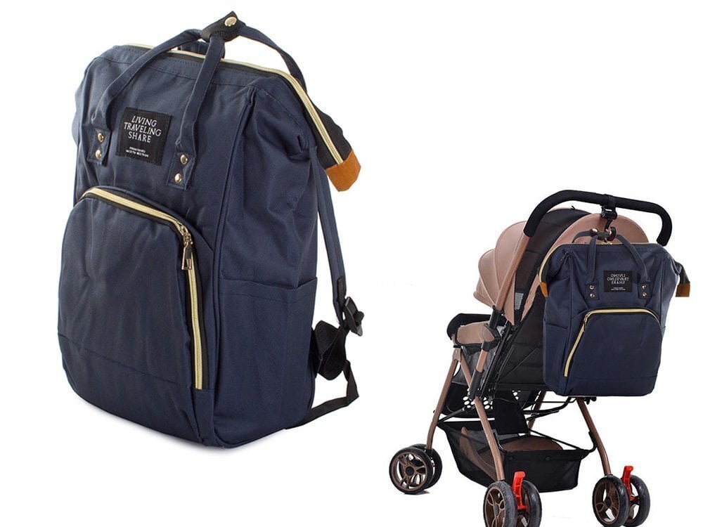 Mamos krepšys, mėlynas цена и информация | Vežimėlių priedai | pigu.lt
