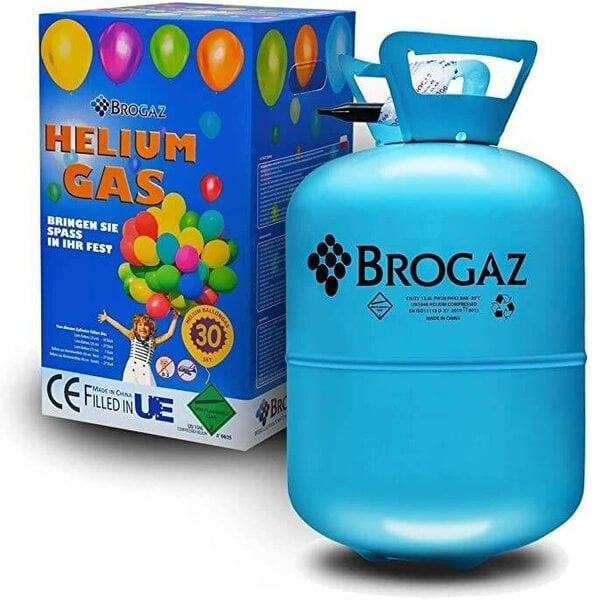 Helio dujų balionas, 7 l, 0,2 m³, mėlyna kaina ir informacija | Balionai | pigu.lt
