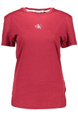 Marškinėliai moterims Calvin Klein, raudoni kaina ir informacija | Marškinėliai moterims | pigu.lt