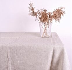 Lininė staltiesė. Smėlinė, 140x140 cm. цена и информация | Скатерти, салфетки | pigu.lt