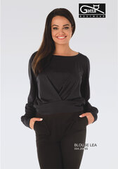 Блузка женская Gatta 42649 Blouse Lea BFN-M-68638, черная цена и информация | Женские блузки, рубашки | pigu.lt