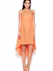 Женское платье Katrus K031, оранжевое цена и информация | Платья | pigu.lt