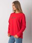 Džemperis moterims Rue Paris, raudonas цена и информация | Džemperiai moterims | pigu.lt