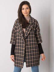 трикотажное пальто memphis rue paris серо-оранжевого цвета цена и информация | Женские пальто | pigu.lt