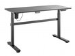 Reguliuojamo aukščio stalas UP UP Balder, juodas kaina ir informacija | Kompiuteriniai, rašomieji stalai | pigu.lt