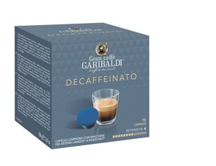 16 vnt. Kavos kapsulių Lavazza A Modo Mio aparatams, Gran Caffe Garibaldi - Decaffeinato цена и информация | Кофе, какао | pigu.lt