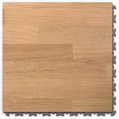 Sudedamos PVC lentelės Fortelock Decor Home 2110 Wood Medium kaina ir informacija | Grindų plytelės | pigu.lt