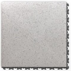 Sudedamos PVC lentelės Fortelock Decor Solid 2130 Light Grey kaina ir informacija | Grindų plytelės | pigu.lt