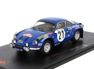 Alpine Renault A110 #21 Rallye Monte Carlo 1973 J.P.Nicolas/M.Vial kaina ir informacija | Kolekciniai modeliukai | pigu.lt