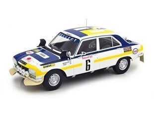 Модель автомобиля Peugeot 504 Ti #6 Rallye Marokko 1975 H.Mikkola/J.Todt IXO 1:18 цена и информация | Коллекционные модели автомобилей | pigu.lt