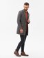 Elegantiškas vyriškas paltas Ombre C500, juodas kaina ir informacija | Vyriški paltai  | pigu.lt