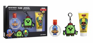 Rinkinys Brawl Stars vaikams: EDT, 50 ml + dušo želė, 100 ml + raktų pakabukas kaina ir informacija | Kvepalai vaikams | pigu.lt