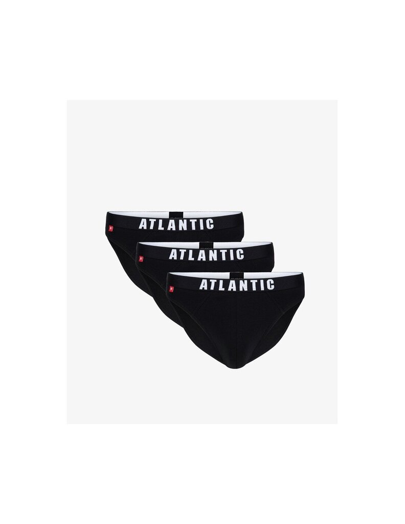 Trmpikės vyrams Atlantic 3MP-094 Slips, juodos, 3 vnt. цена и информация | Trumpikės | pigu.lt