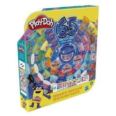 Plastilinas Play-Doh F1528 Hasbro 60 sp., 65 vnt. kaina ir informacija | Lavinamieji žaislai | pigu.lt