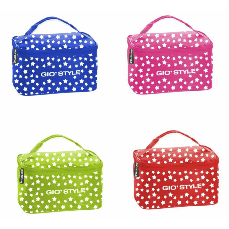 Terminis maisto krepšys Stars Lunch Bag, asorti: raudonas / žalias / mėlynas / rožinis kaina ir informacija | Šaltkrepšiai, šaltdėžės ir šaldymo elementai | pigu.lt