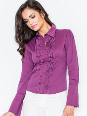 Marškiniai ilgomis rankovėmis moterims Figl kaina ir informacija | Palaidinės, marškiniai moterims | pigu.lt