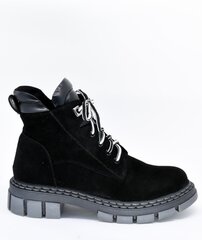 Aulinukai moterims Lazzaro 25719807.40, juodi kaina ir informacija | Aulinukai, ilgaauliai batai moterims | pigu.lt