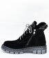 Aulinukai moterims Lazzaro 25719807.40, juodi цена и информация | Aulinukai, ilgaauliai batai moterims | pigu.lt