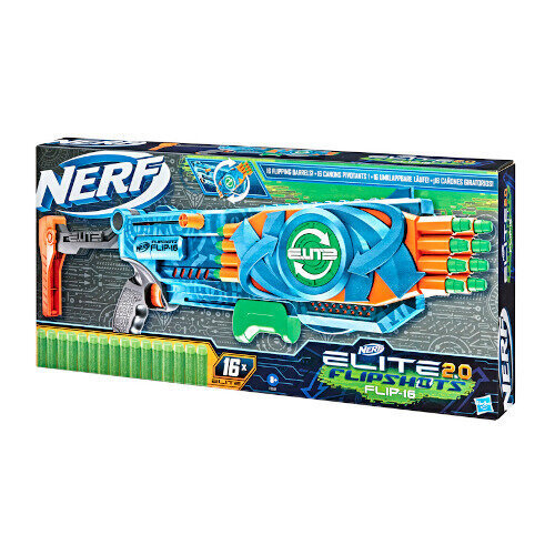 Žaislinis šautuvas Nerf Elite 2.0 Flip 16 kaina ir informacija | Žaislai berniukams | pigu.lt