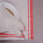 Lininės stalo servetėlės Red Edge, 2 vnt. kaina ir informacija | Staltiesės, servetėlės | pigu.lt