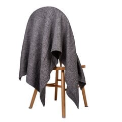 Льняное одеяло Norravilla Herringbone Black, 135x180 см. цена и информация | Покрывала, пледы | pigu.lt