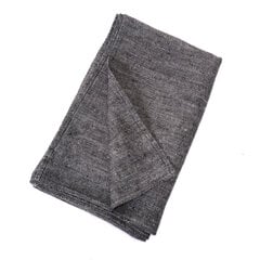 Льняное одеяло Norravilla Herringbone Black, 135x250 см. цена и информация | Покрывала, пледы | pigu.lt