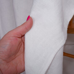 Льняное одеяло Norravilla Herringbone White, 135x180 см. цена и информация | Покрывала, пледы | pigu.lt