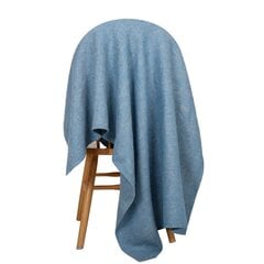 Льняное одеяло Norravilla Herringbone Blue, 135x180 см. цена и информация | Покрывала, пледы | pigu.lt