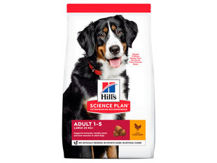 Hill's suaugusiems didelių veislių šunims su vištiena, 18 kg kaina ir informacija | Sausas maistas šunims | pigu.lt