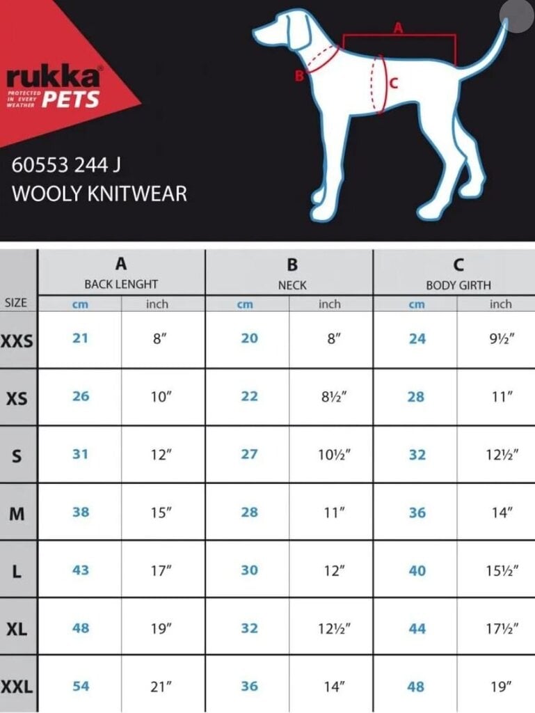 Rukka megztinis šunims, įv. dydžių kaina ir informacija | Drabužiai šunims | pigu.lt