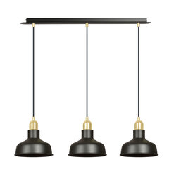 Emibig подвесной светильник Ibor 3 Black цена и информация | Люстры | pigu.lt