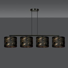 Emibig подвесной светильник Broddi 4 BL Marbel Black цена и информация | Люстры | pigu.lt