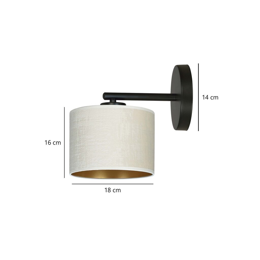 Emibig sieninis šviestuvas Hilde K1 BL White цена и информация | Sieniniai šviestuvai | pigu.lt