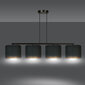 Emibig pakabinamas šviestuvas Hilde 4 BL Black kaina ir informacija | Pakabinami šviestuvai | pigu.lt