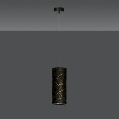 Emibig подвесной светильник Karli 1 BL Marbel Black цена и информация | Люстры | pigu.lt