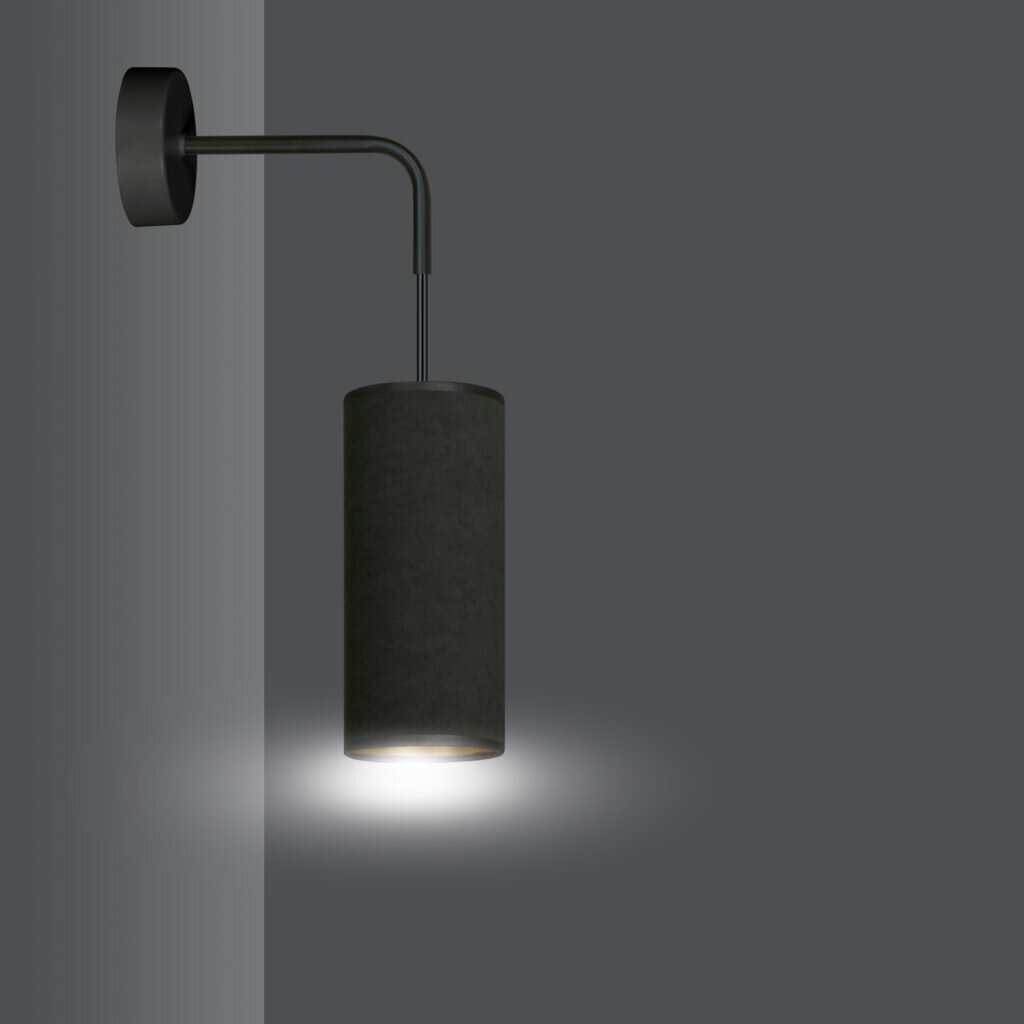 Emibig sieninis šviestuvas Bente K1 BL Black kaina ir informacija | Sieniniai šviestuvai | pigu.lt