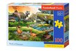 Dėlionė Dinozaurų pasaulis 100 dalių цена и информация | Dėlionės (puzzle) | pigu.lt