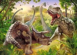 Dėlione Dinozaurų mūšis, 180 d. kaina ir informacija | Dėlionės (puzzle) | pigu.lt