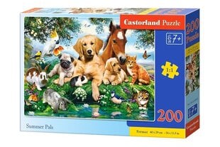 Dėlionė Castorland Vasaros draugai, 200 detalių kaina ir informacija | Dėlionės (puzzle) | pigu.lt