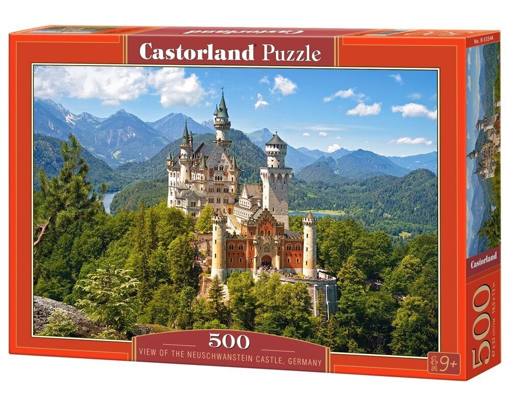 Dėlionė Castorland Neuschwanstein Castle, Germany 500 det kaina ir informacija | Dėlionės (puzzle) | pigu.lt